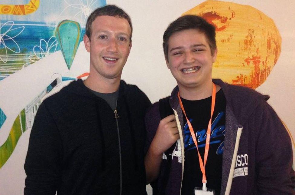 Michael con Mark Zuckerberg.