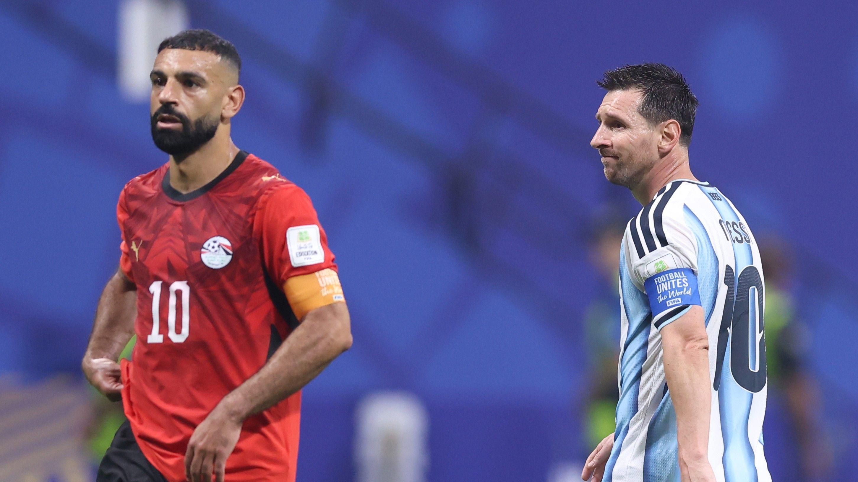 Argentina trail Egypt into second half after Messi penalty saved