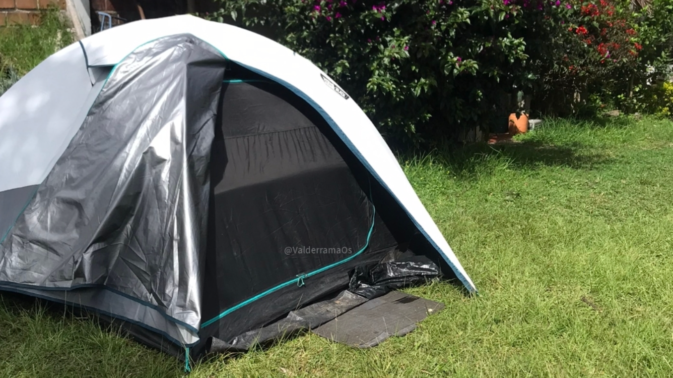 Carpa de la familia Valderrama-Casallas mostrada en su cuenta de Instagram.