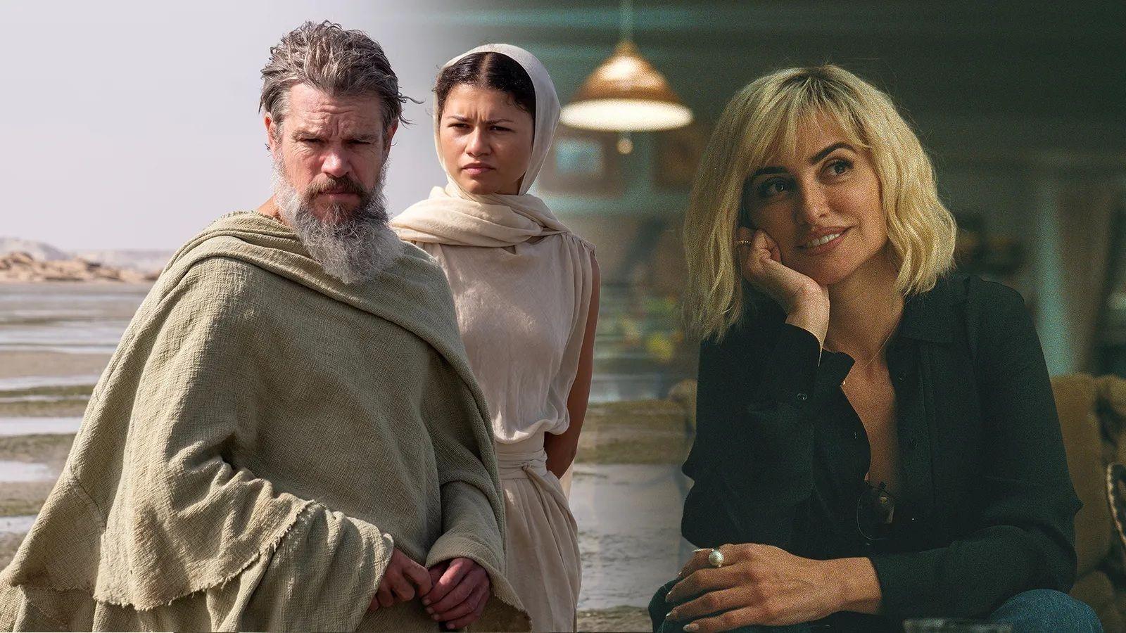 Una composición muestra a los protagonistas de "La Odisea" y "La invitación". 