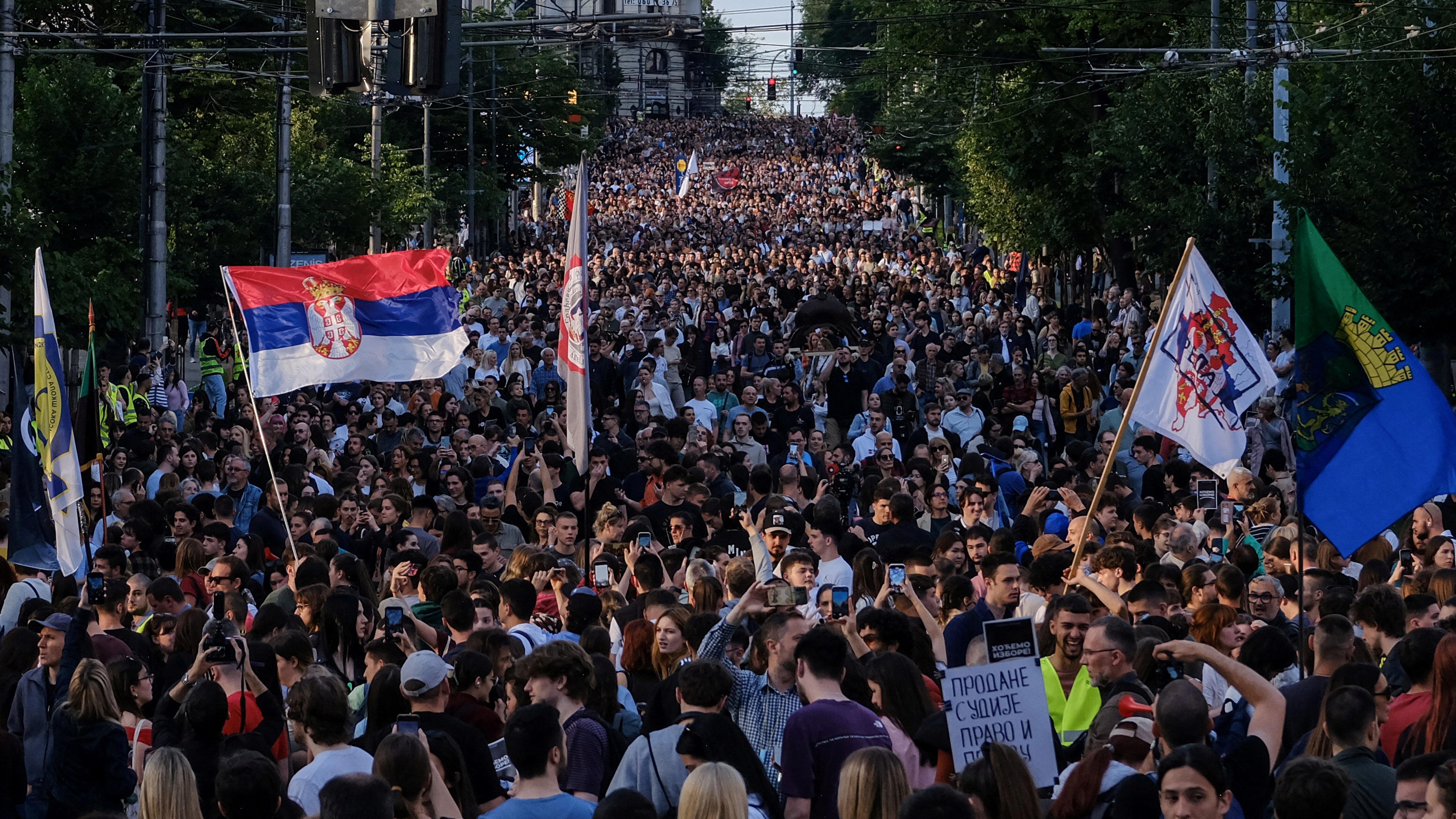 Skup studenata u Beogradu 30. maja