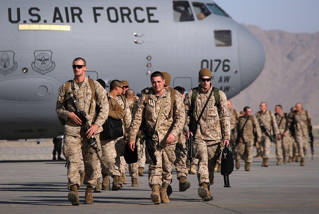 Soldados americanos no sul do Afeganist&atilde;o