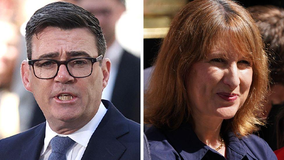 Rachel Reeves out as chancellor as Andy Burnham begins appointing cabinet