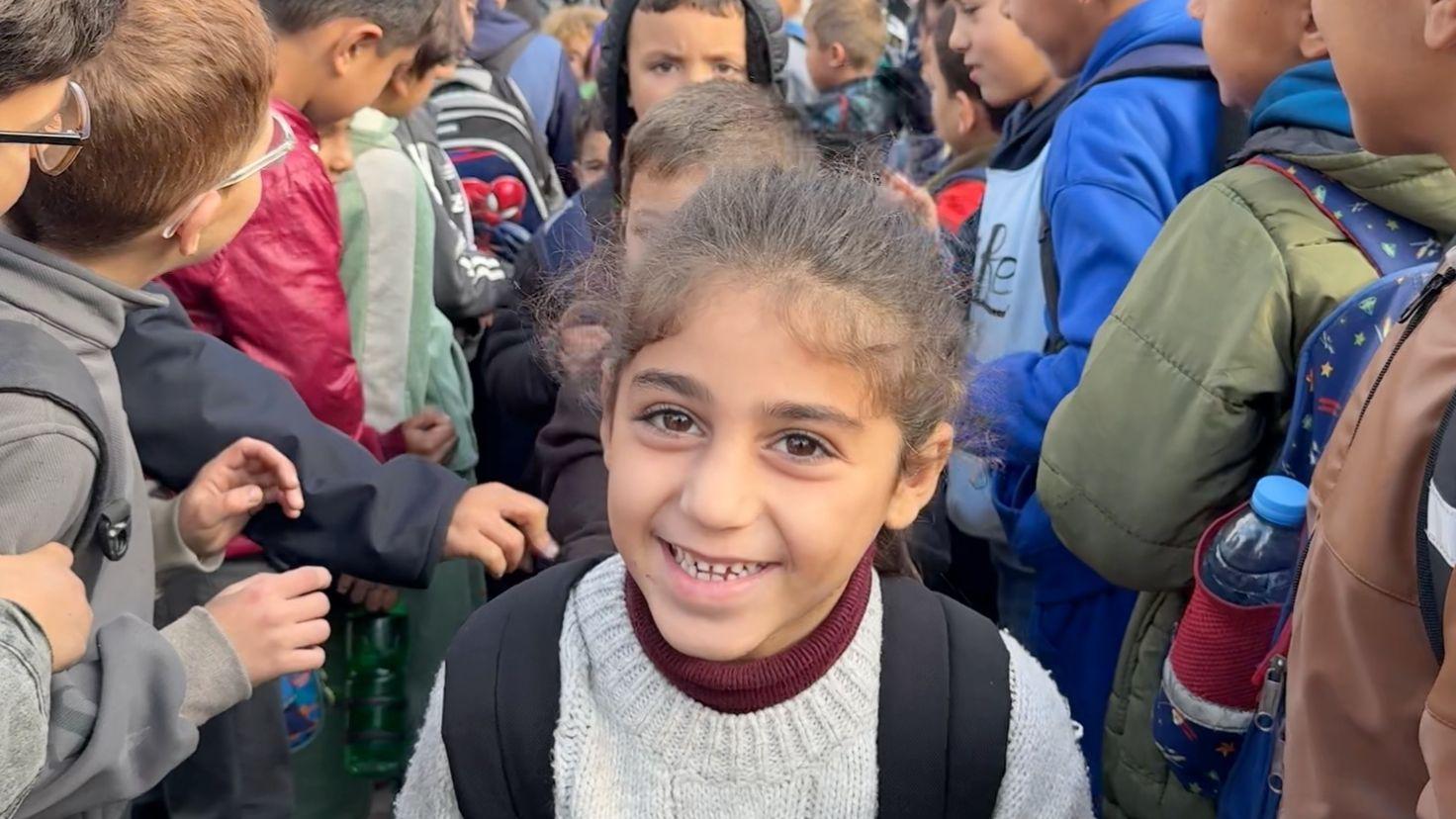 Children in Gaza return to school after years without formal education