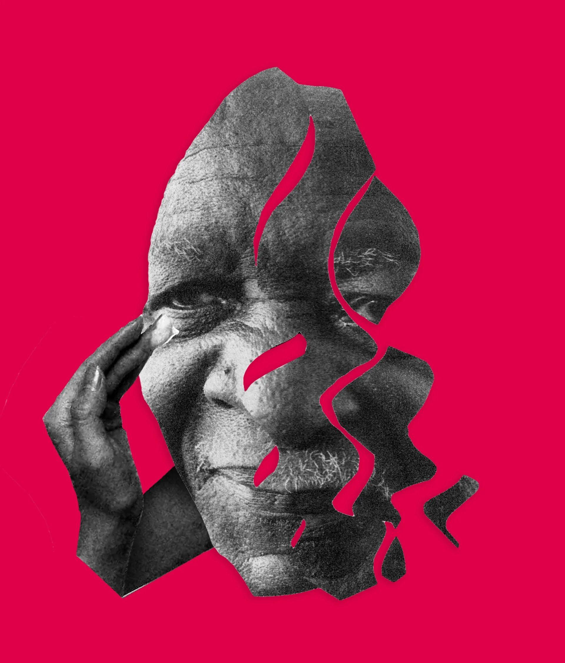 一個女人的臉的漫畫