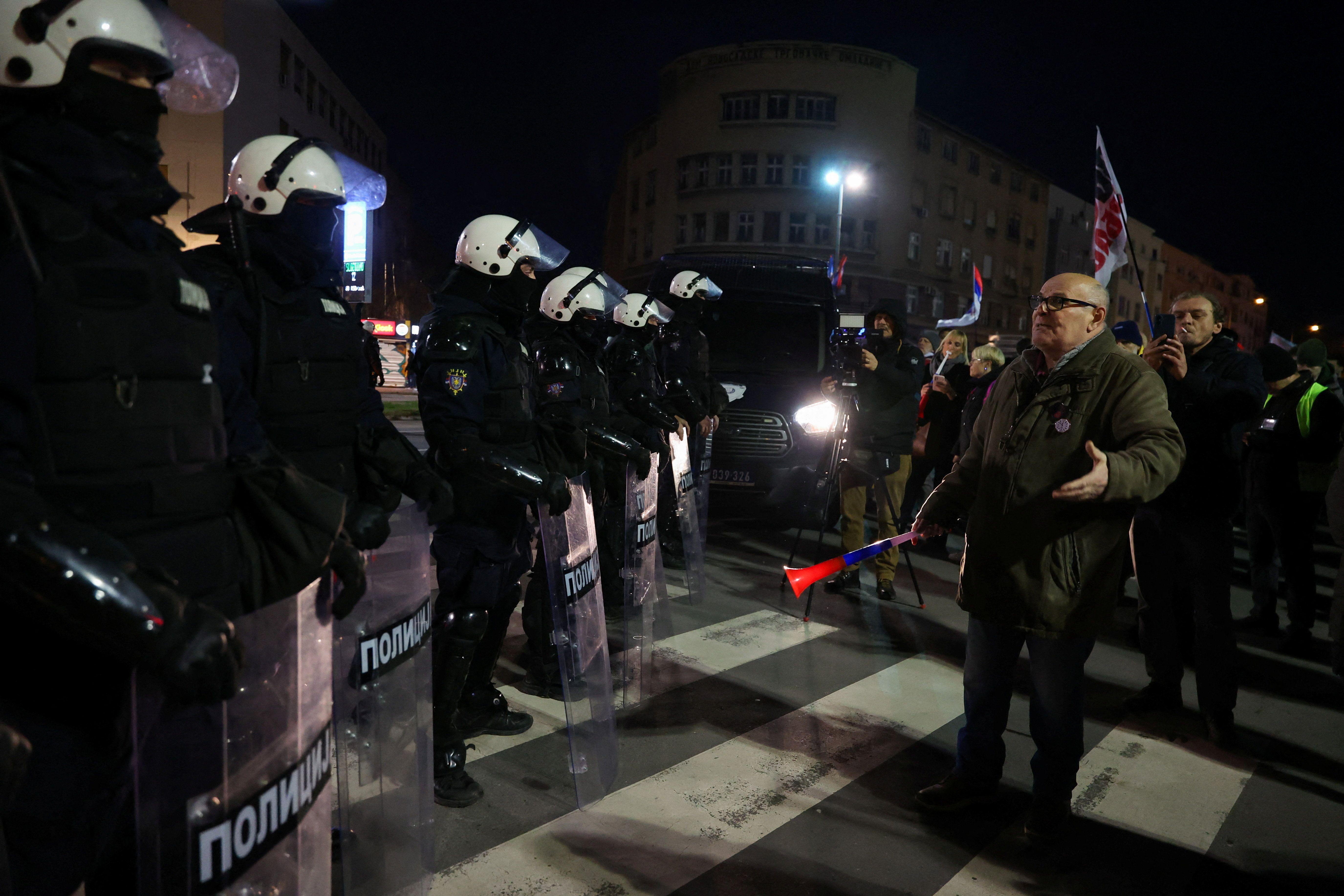 protest u Novom Sadu i incidenti
