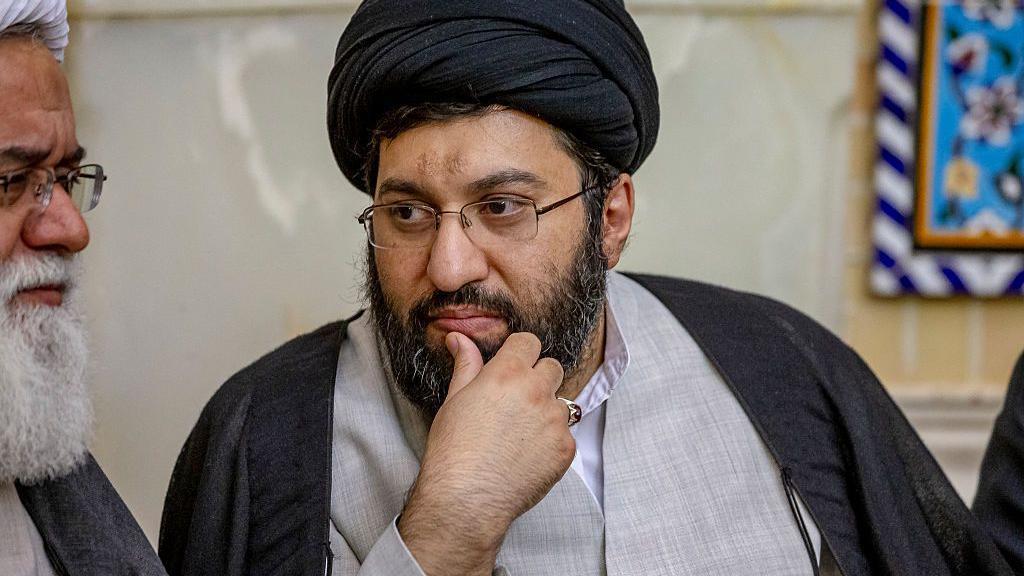 Seyyed Meysam Hosseini Khamenei, el hijo menor del líder supremo de Irán, Ali Khamenei, en mayo de 2017 en Teherán, Irán.