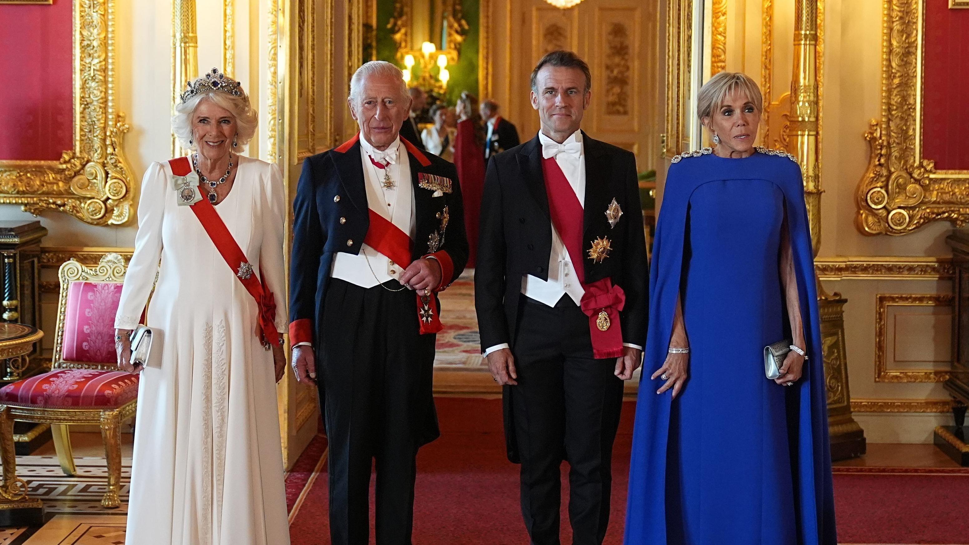 King hosting Macron at Windsor Castle state banquet