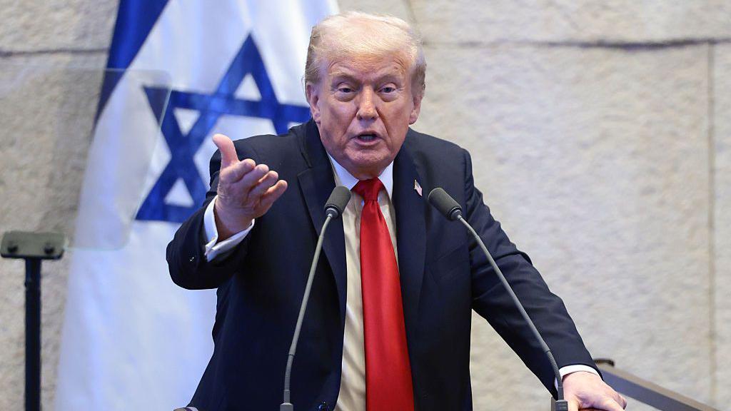 Trump en Israel.