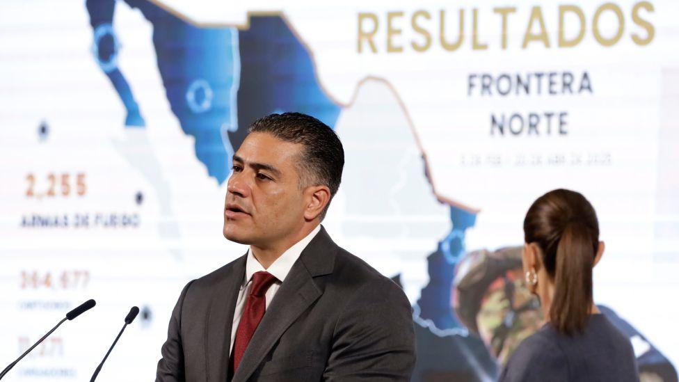 Omar García Harfuch presenta resultados.