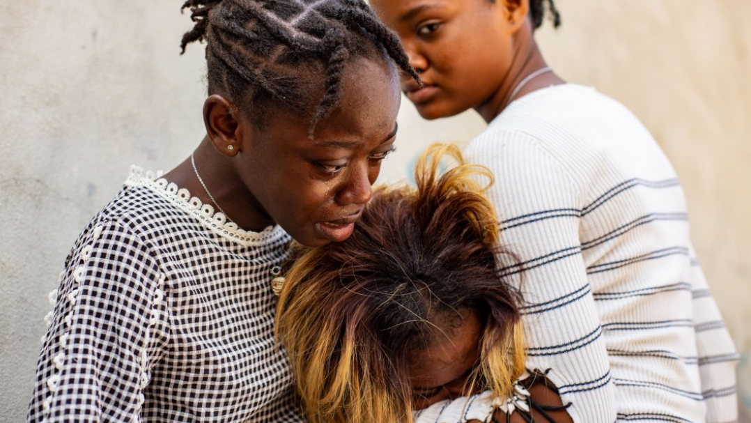 Niñas haitianas