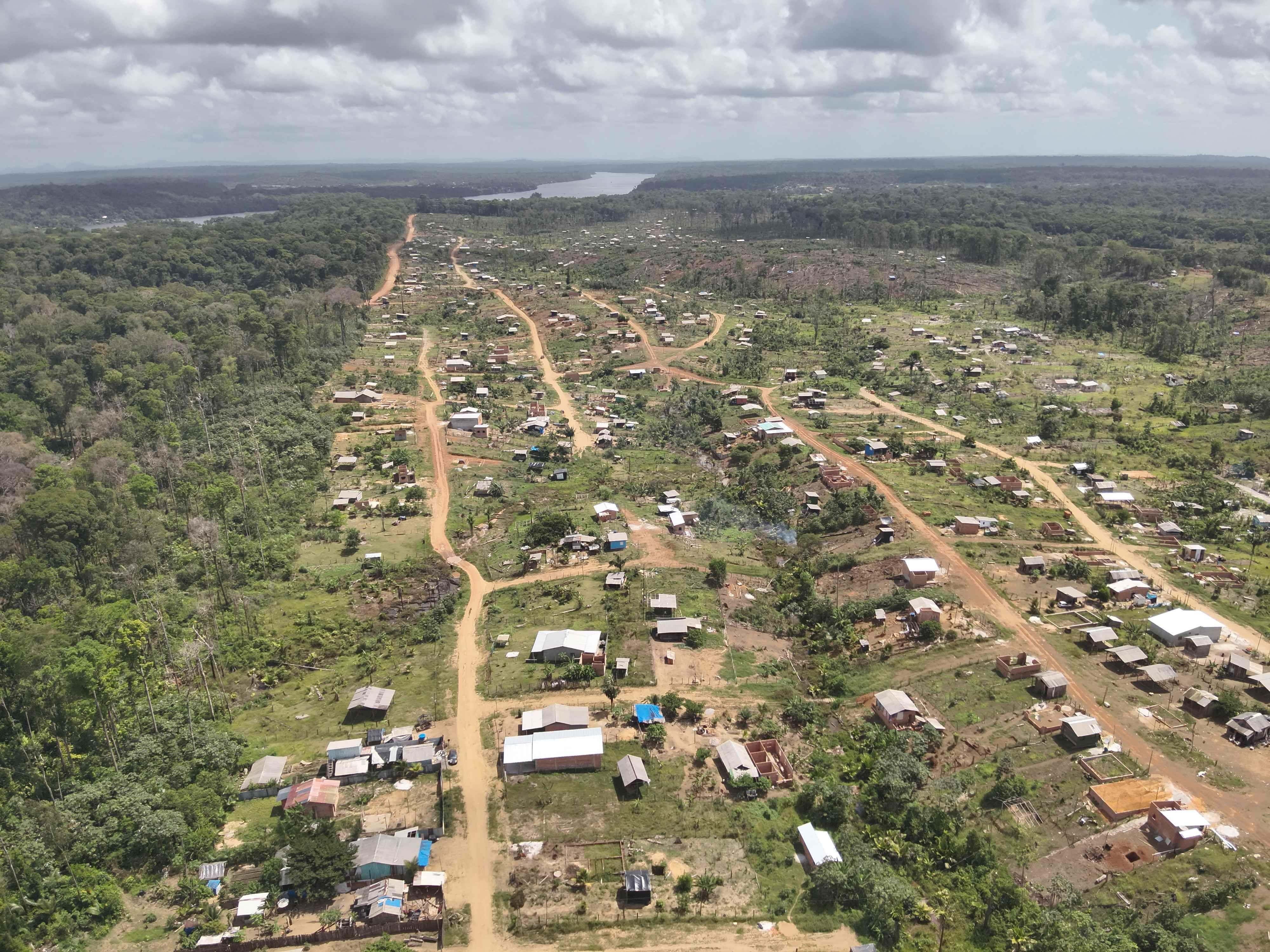&Aacute;rea desmatada recebeu novas ocupa&ccedil;&otilde;es no Oiapoque; moradores chegam na esperan&ccedil;a dos recursos do petr&oacute;leo