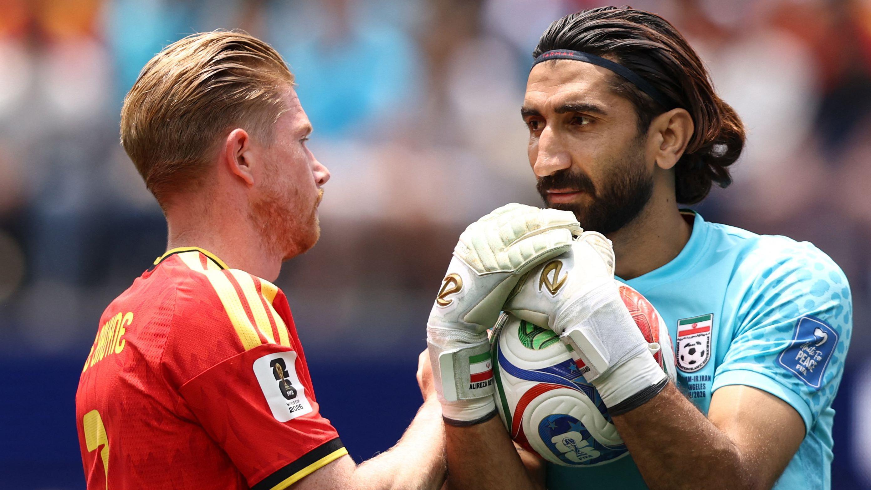 Belgium denied opener by superb save from Irans Beiranvand