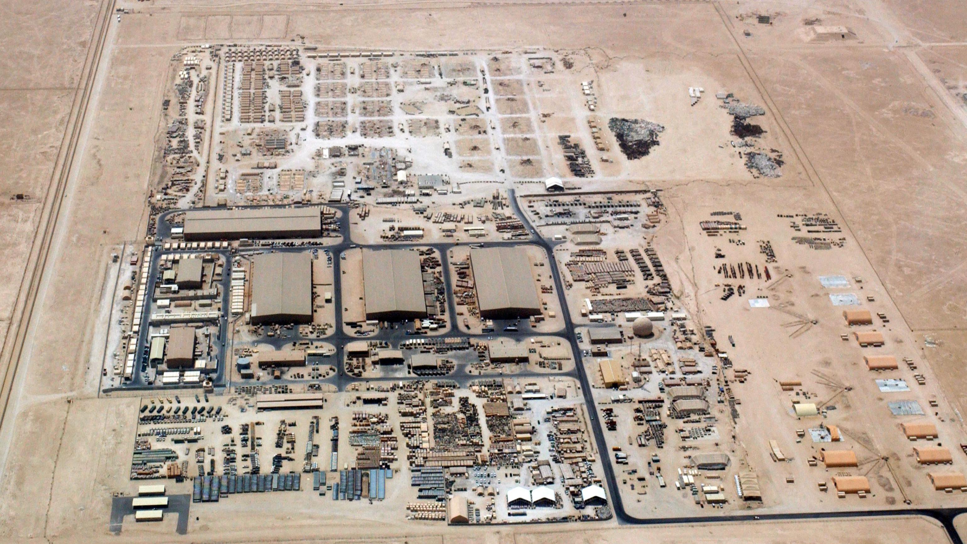La base aérea estadounidense de Al Udeid en Qatar.