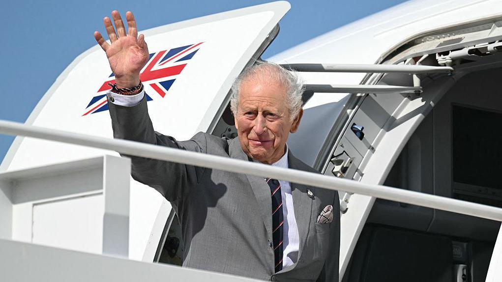 King Charles departs the US after four-day state visit