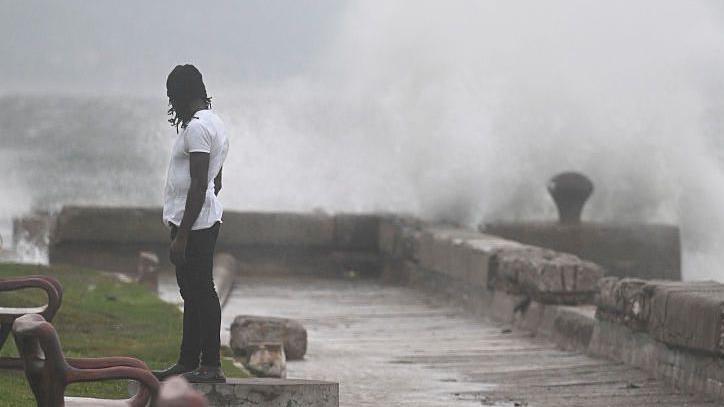 Jamaicano en el puerto