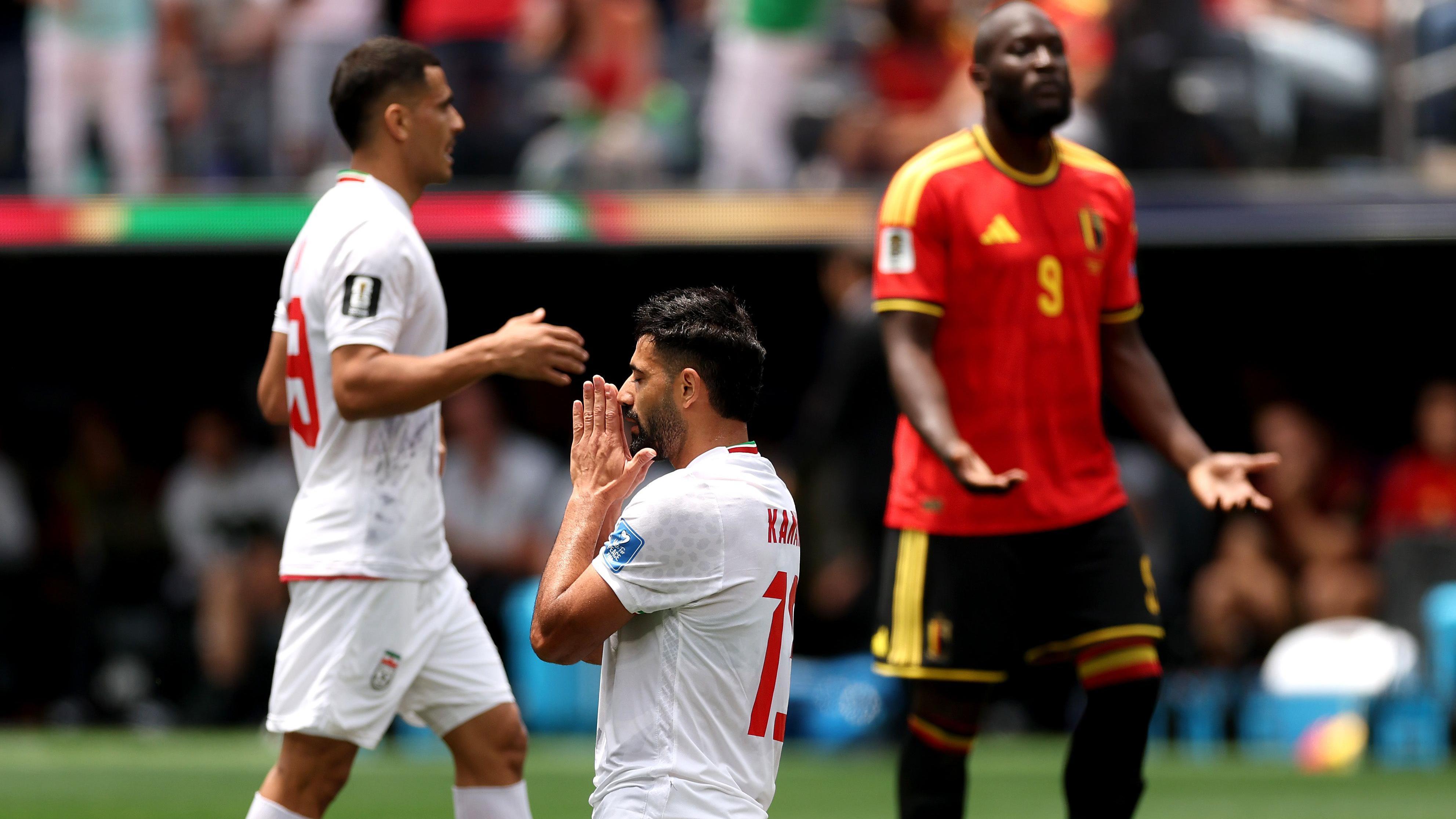 Iran have offside goal disallowed against Belgium