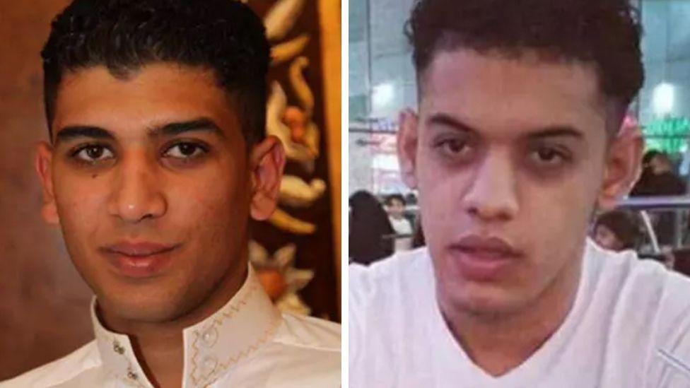 Abdullah al-Derazi (L) and Jalal al-Labbad (R)