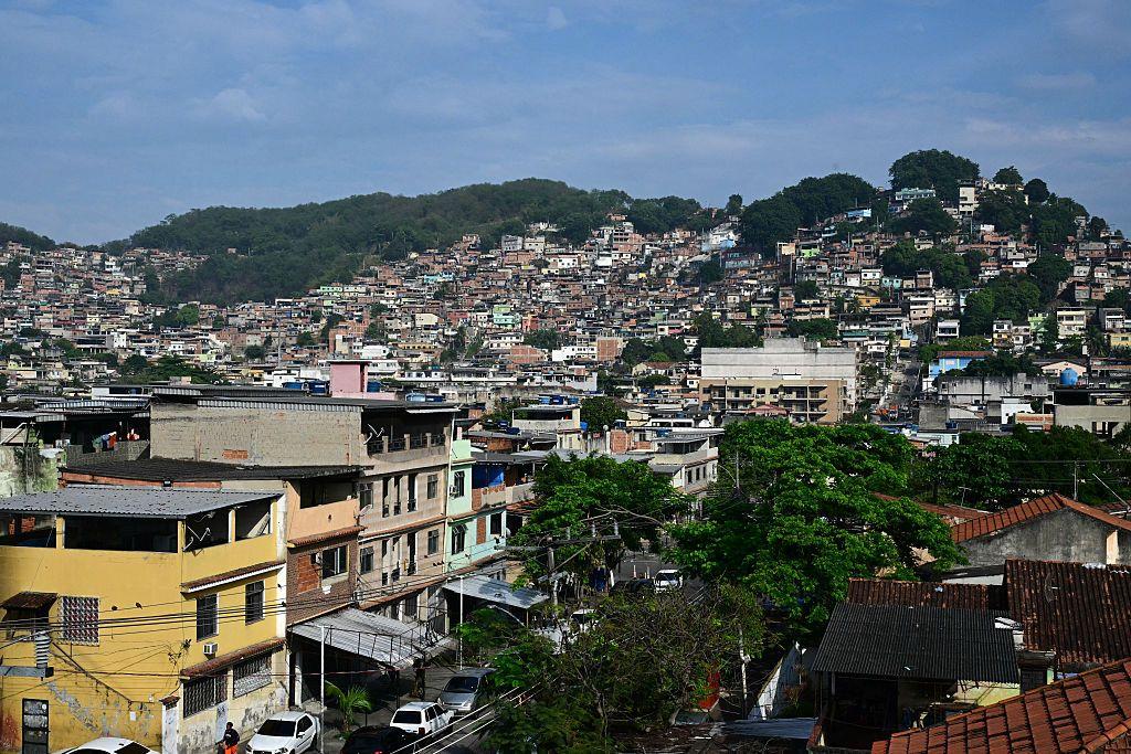 Vista da favela Vila Cruzeiro, no complexo da Penha, no Rio de Janeiro, Brasil, em 29 de outubro de 2025, após a Operação Contenção.