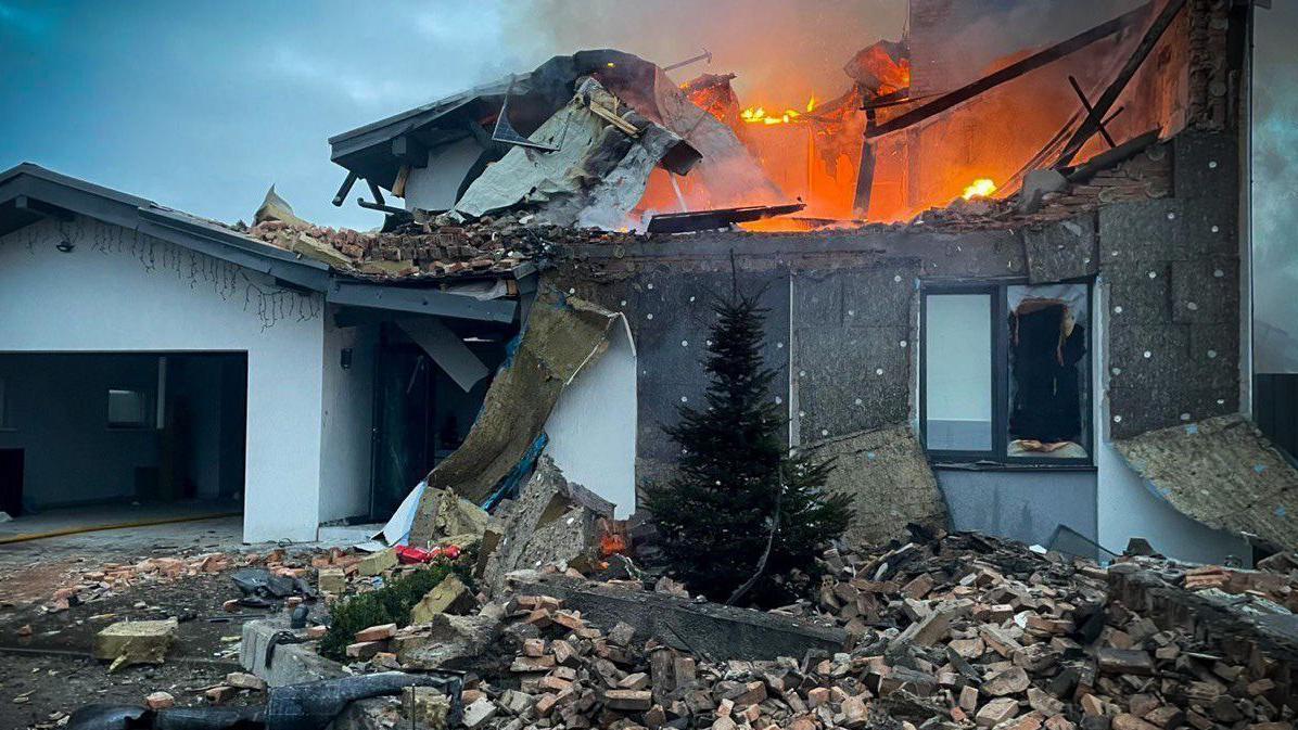 Two killed in Russian missile and drone attacks on Ukraine, with power cuts across country