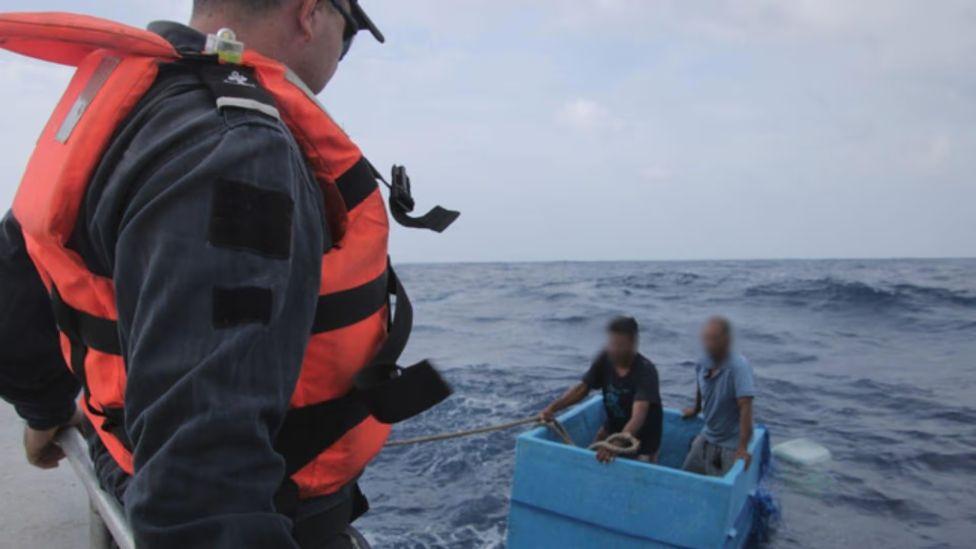Rescate pescadores México