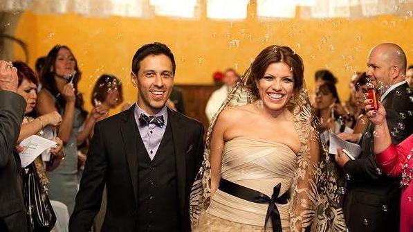 Jossette Rivera y su marido Juan Fernando.