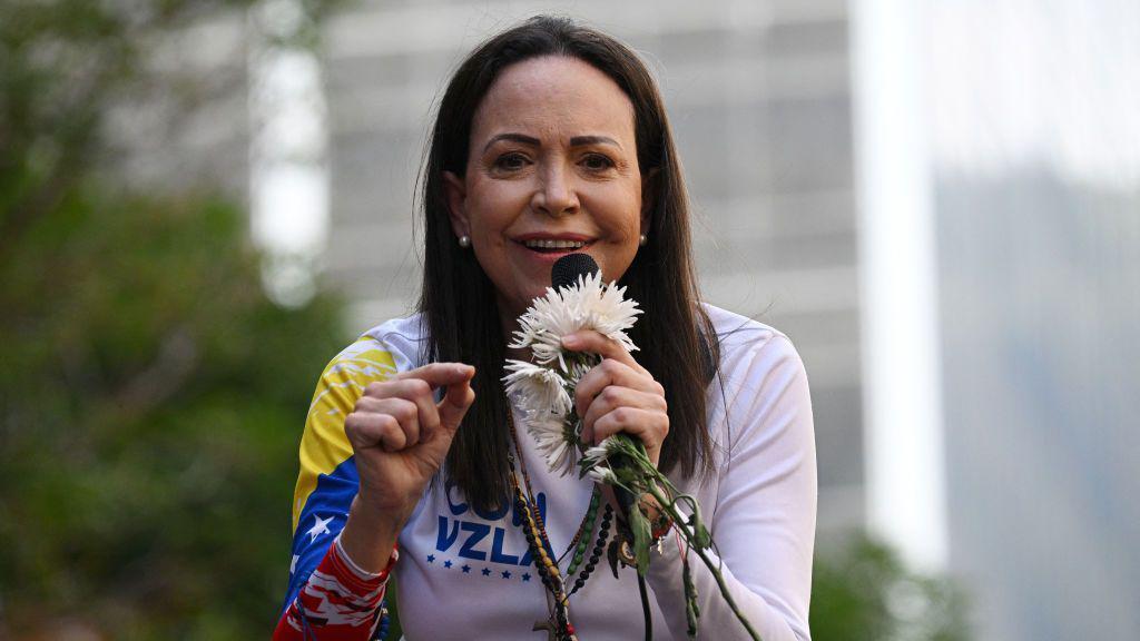 María Corina en campaña