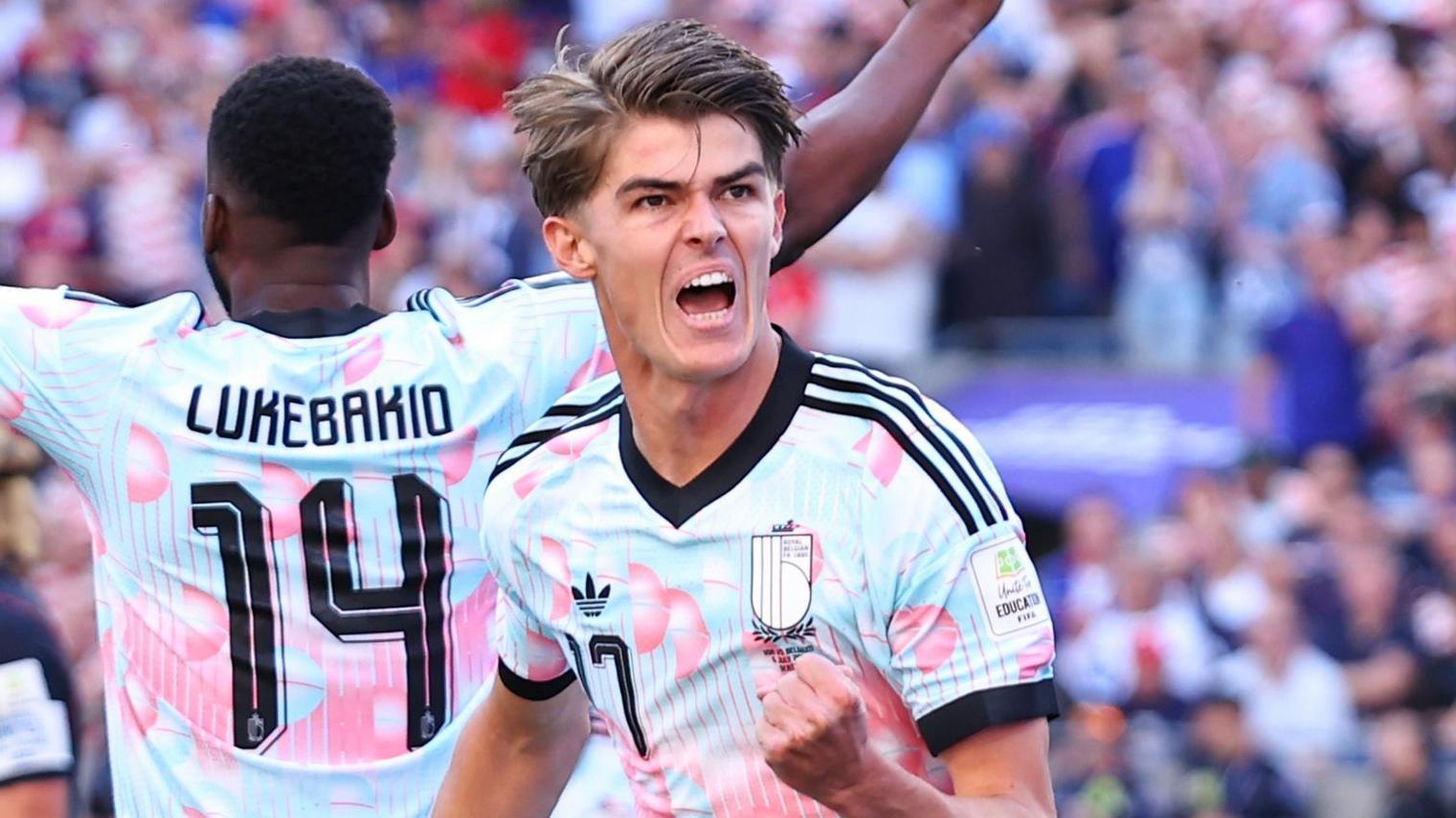 Watch World Cup as Belgium lead United States in last 16