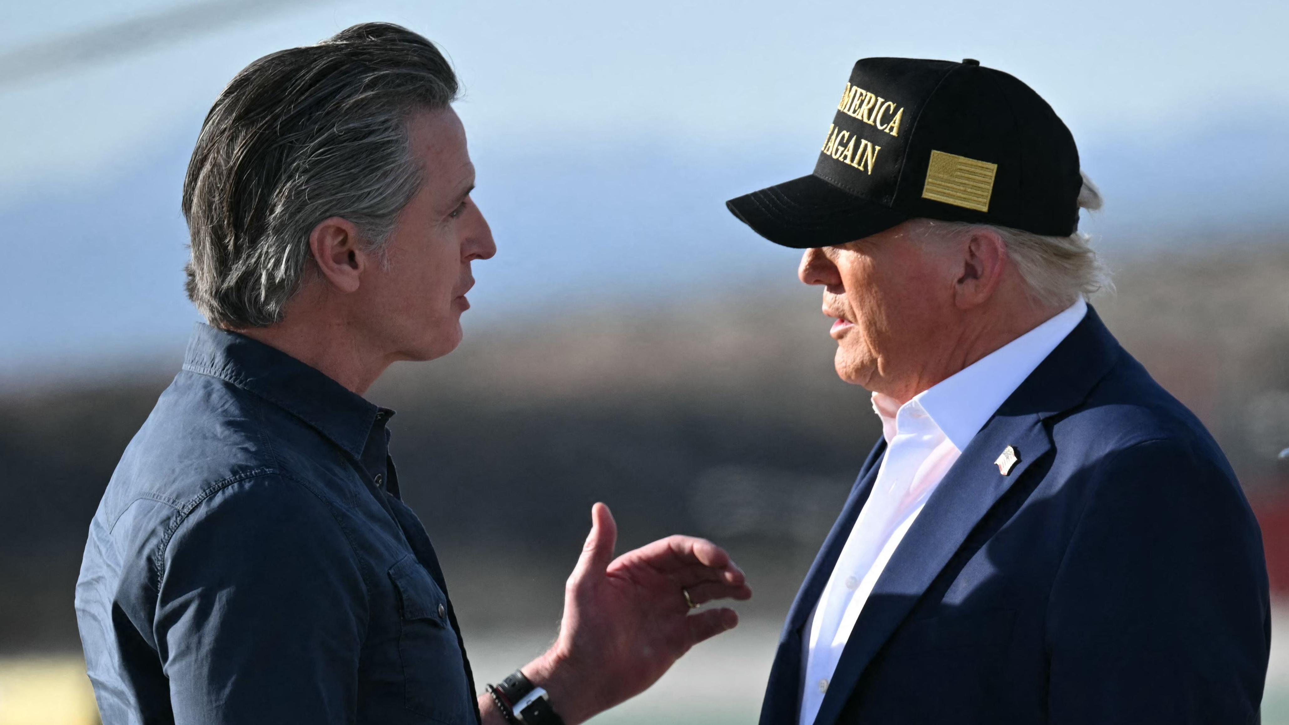 Newson y Trump