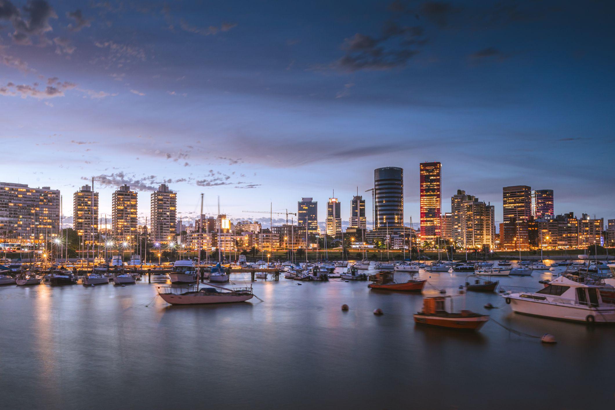 Una vista de Montevideo