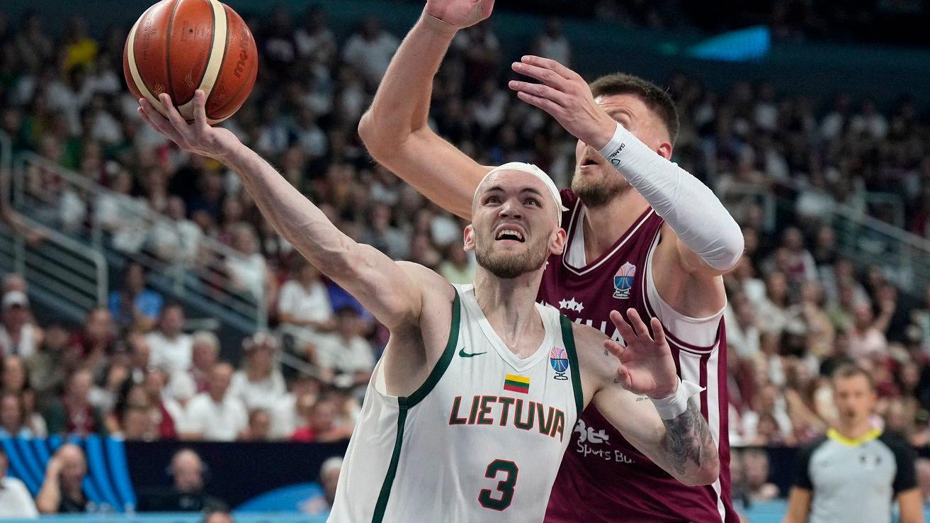 Arnas Velička i Kristaps Porzingis