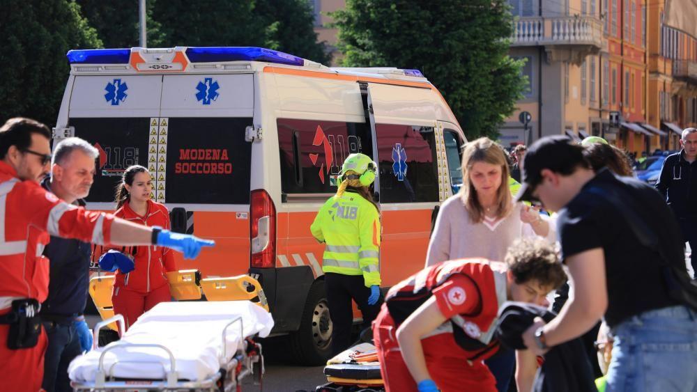 Man drives car into pedestrians in Italy, injuring eight