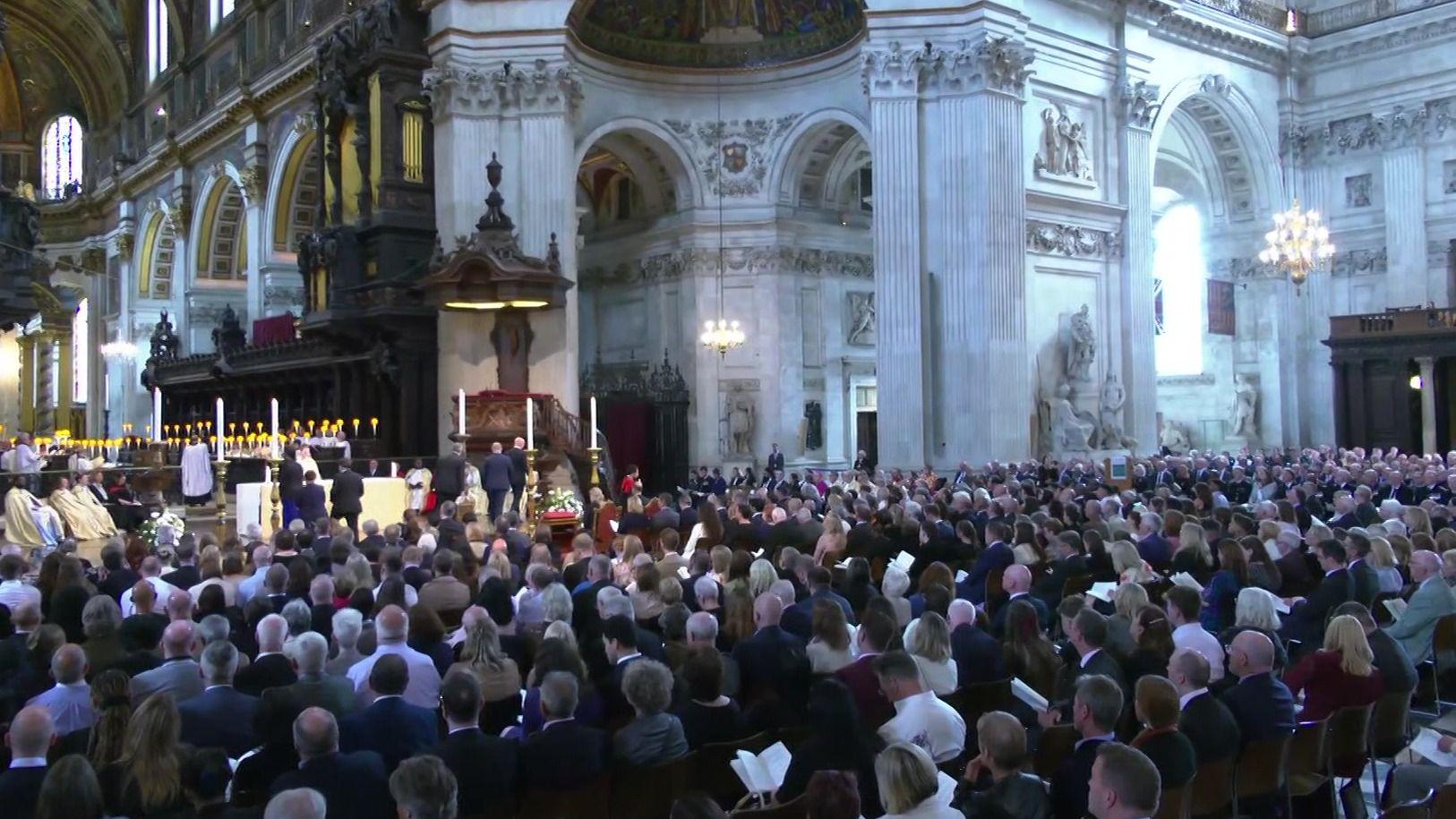Names of 7/7 London bombing victims read out during packed St Pauls memorial service