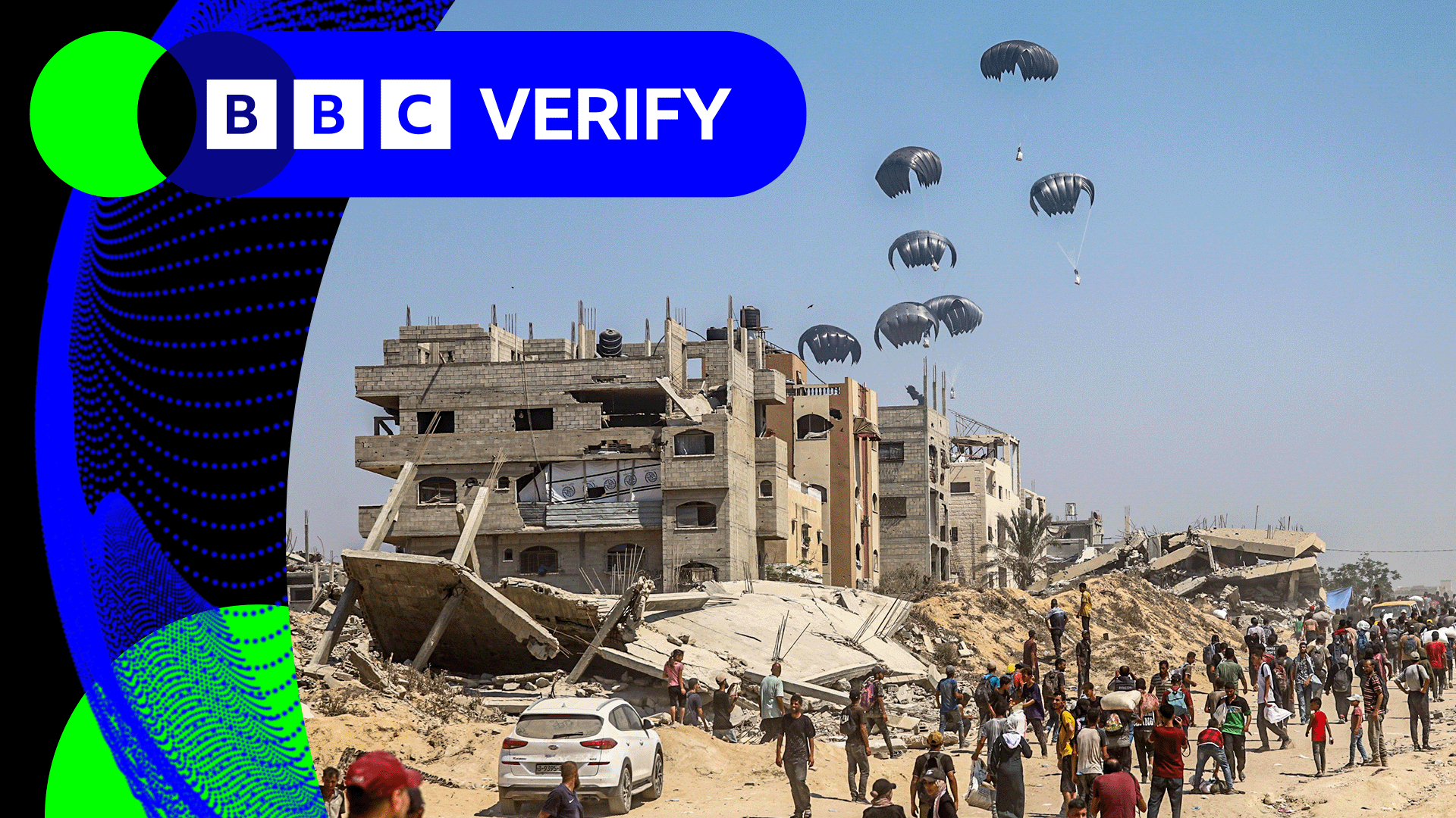 BBC Verify Live: Tracking aid in Gaza and analysing Trump’s trade deals