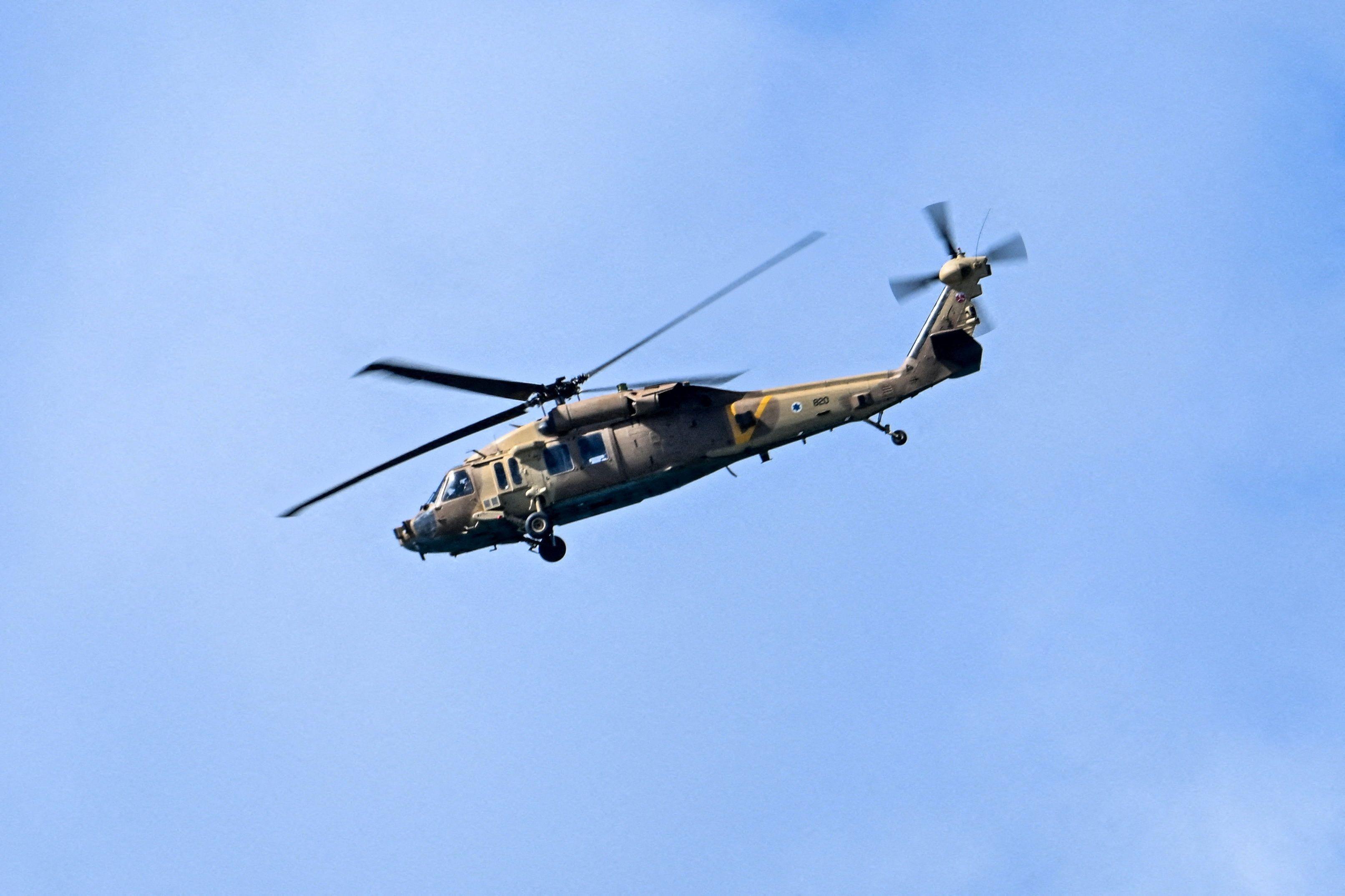 Un helicóptero Black Hawk.