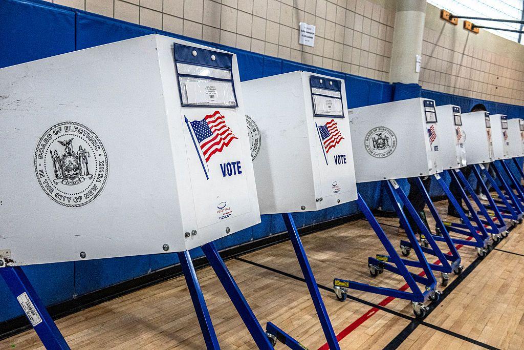 Cabines de votação nos EUA