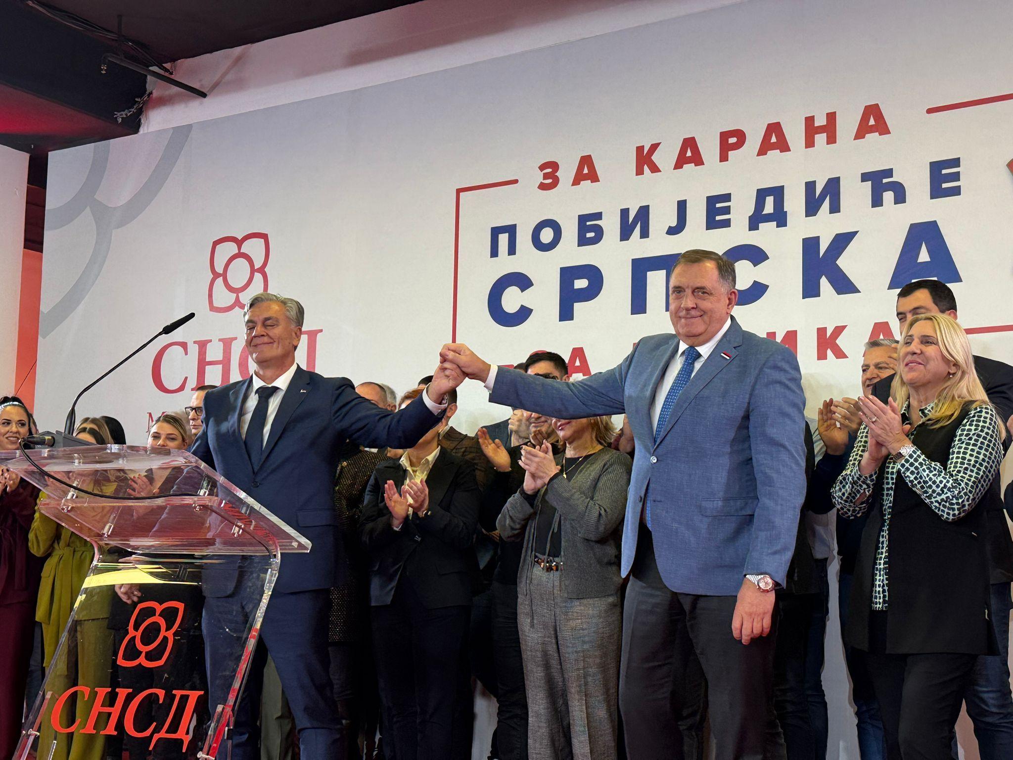 Siniša Karan i Milorad Dodik