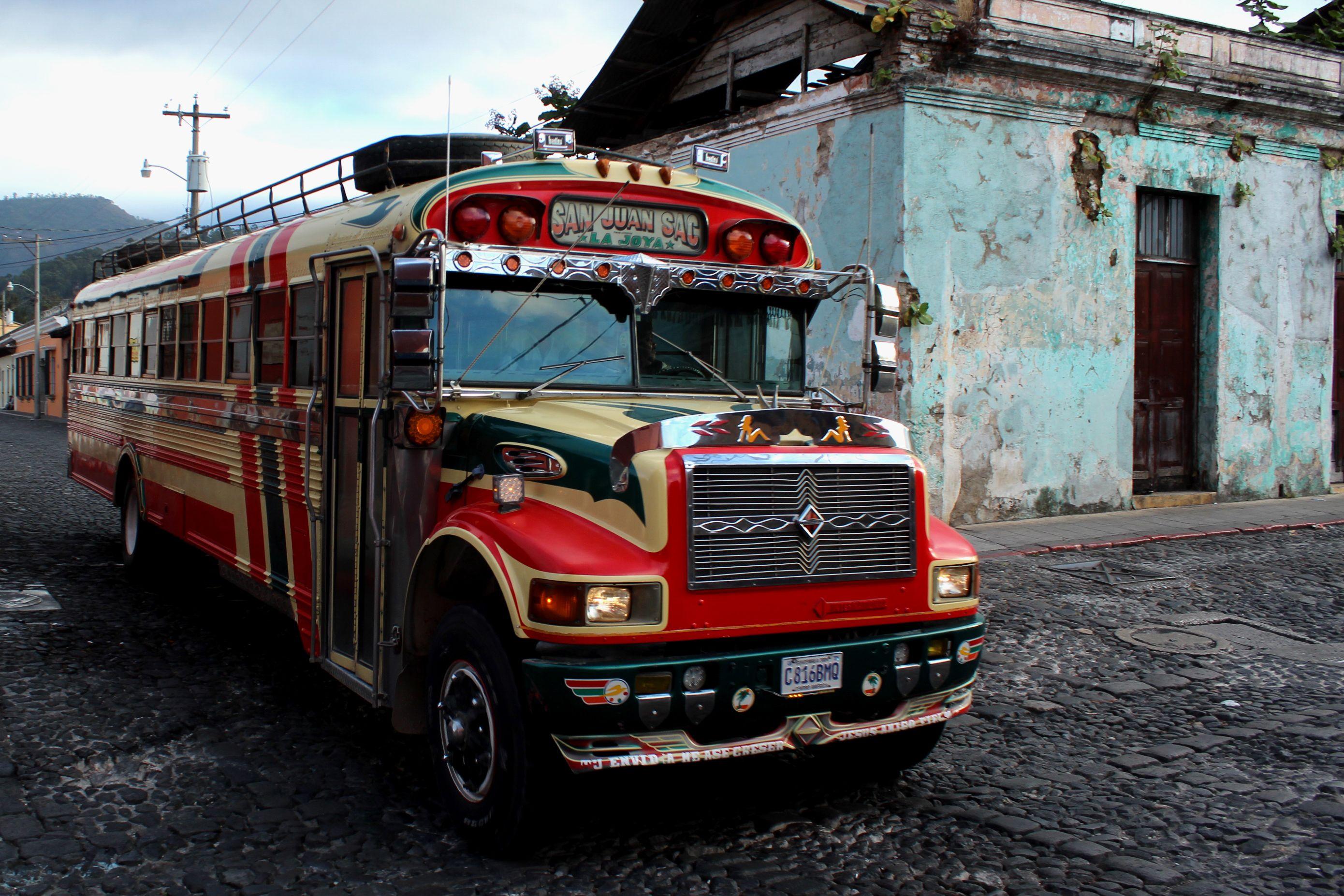 Bus en Guatemala