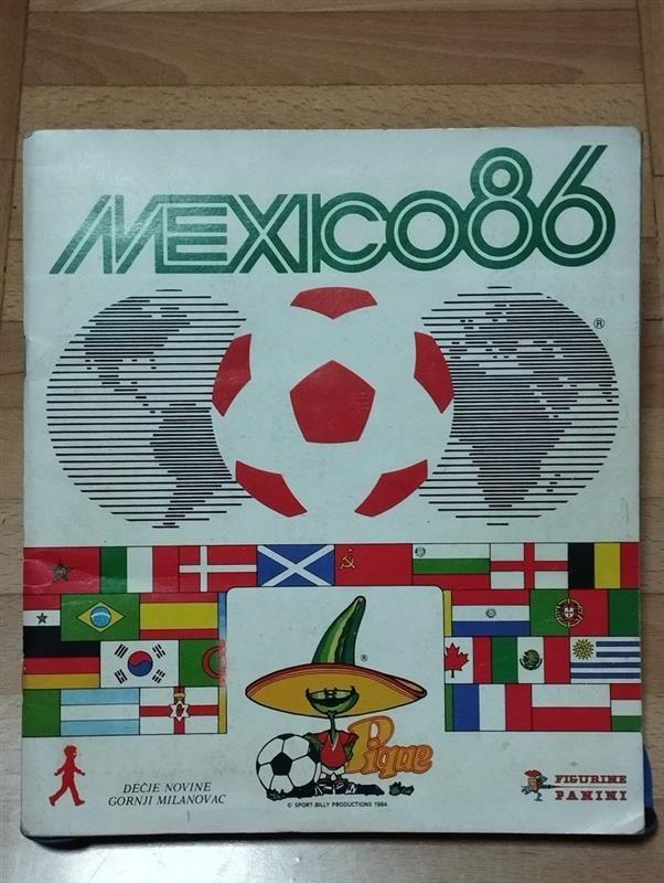 album sa sličicama za svetsko prvenstvo u Meksiku 1986.