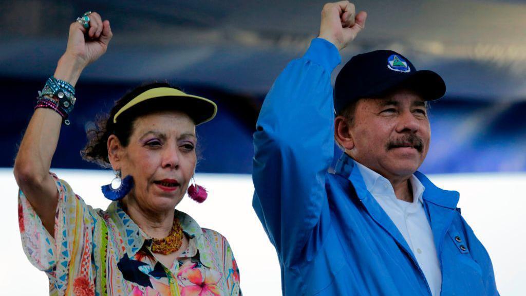 Rosario Murillo y Daniel Ortega.