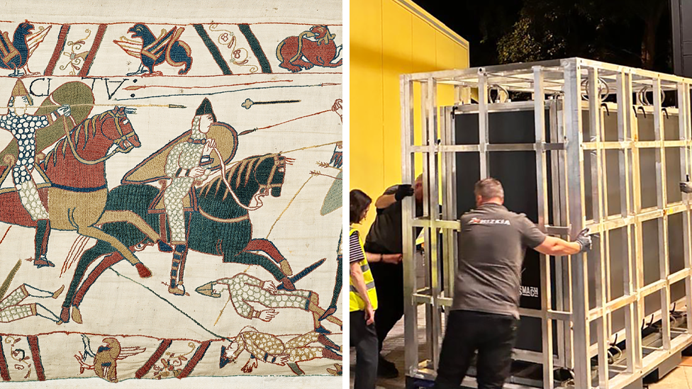 Bayeux Tapestry delivered to British Museum in dead of night