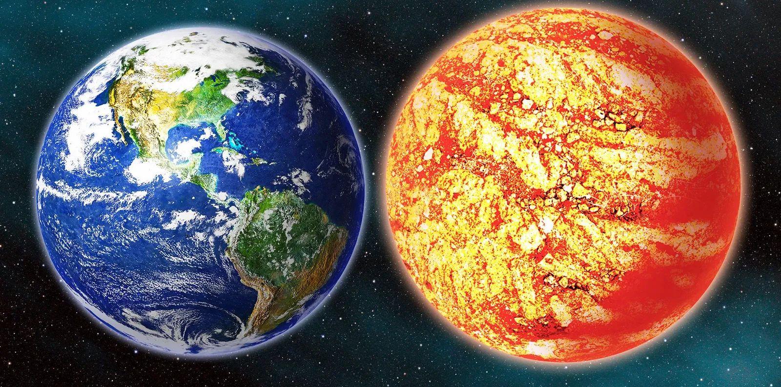 La Tierra y Kepler 78b