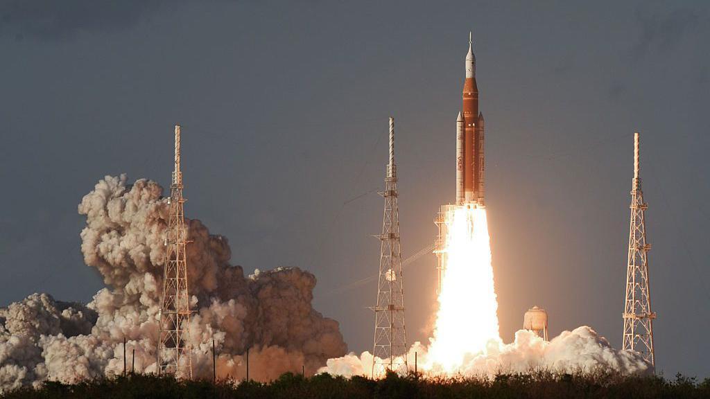 Artemis II crew 'safe, secure and in great spirits', Nasa says after spectacular Moon mission launch