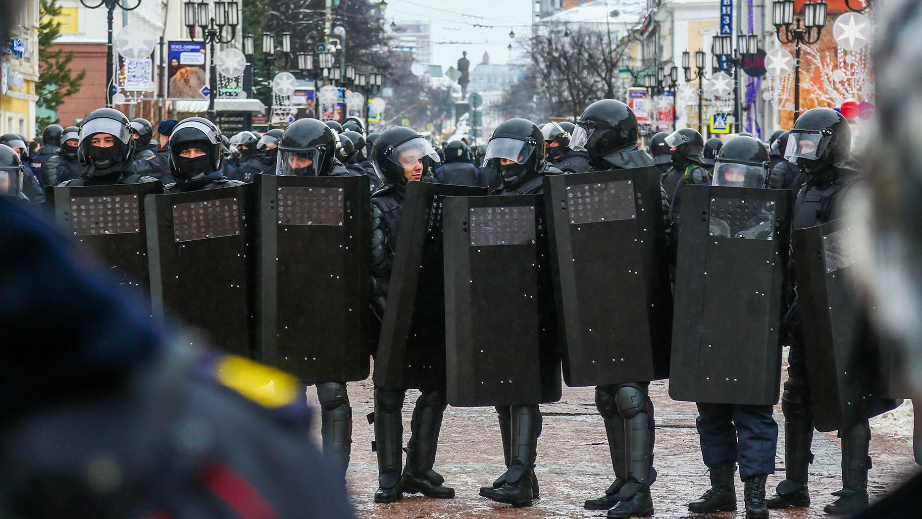 شرطة مكافحة الشغب الروسية