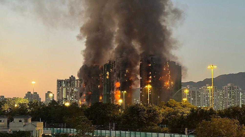 Kebakaran di Hong Kong