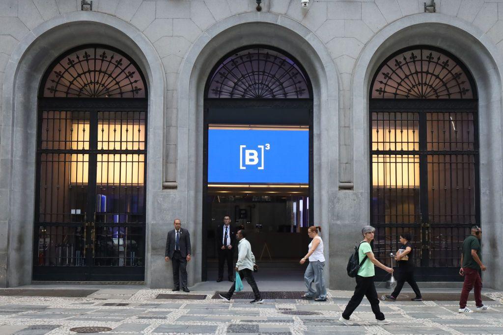 A B3, Bolsa de Valores do Brasil, em S&atilde;o Paulo