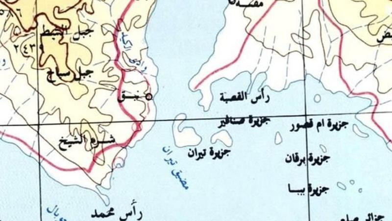 إعلام مصري: الرياض عرضت إقامة قواعد أمريكية بتيران وصنافير، وانقسام في القاهرة حول المقترح 5 مواقع عدة جزر على الخريطة