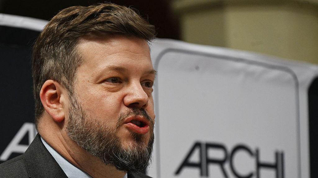 Johannes Kaiser, candidato do Partido Nacional Libertário