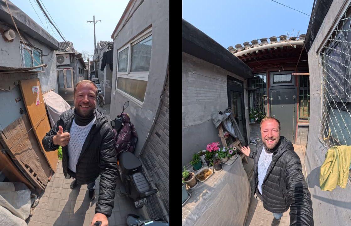 Maur&iacute;cio mostra sua casa em Pequim