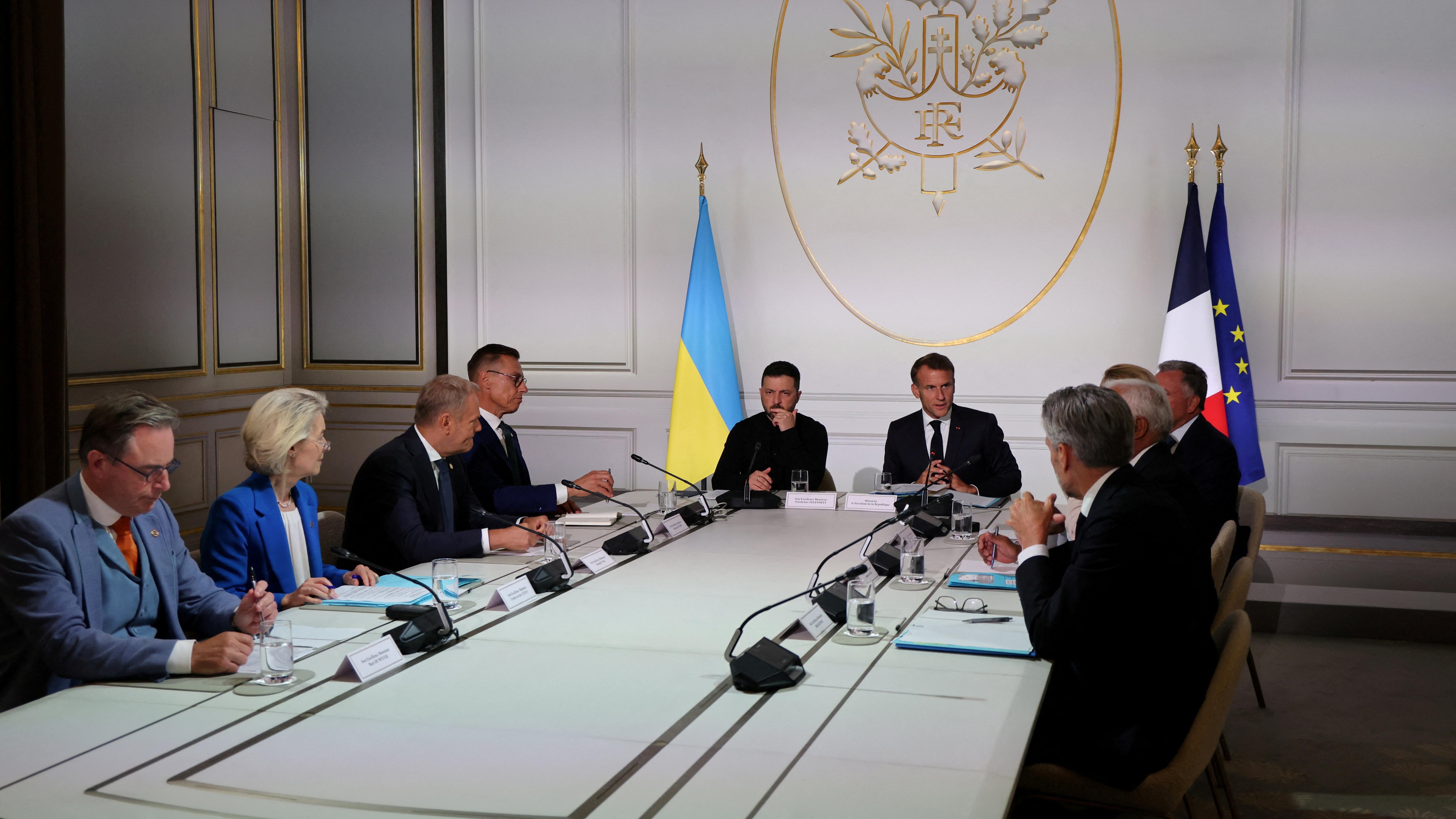 صورة من اجتماع "تحالف الراغبين" لدعم أوكرانيا في فرنسا (سبتمبر/أيلول 2025)